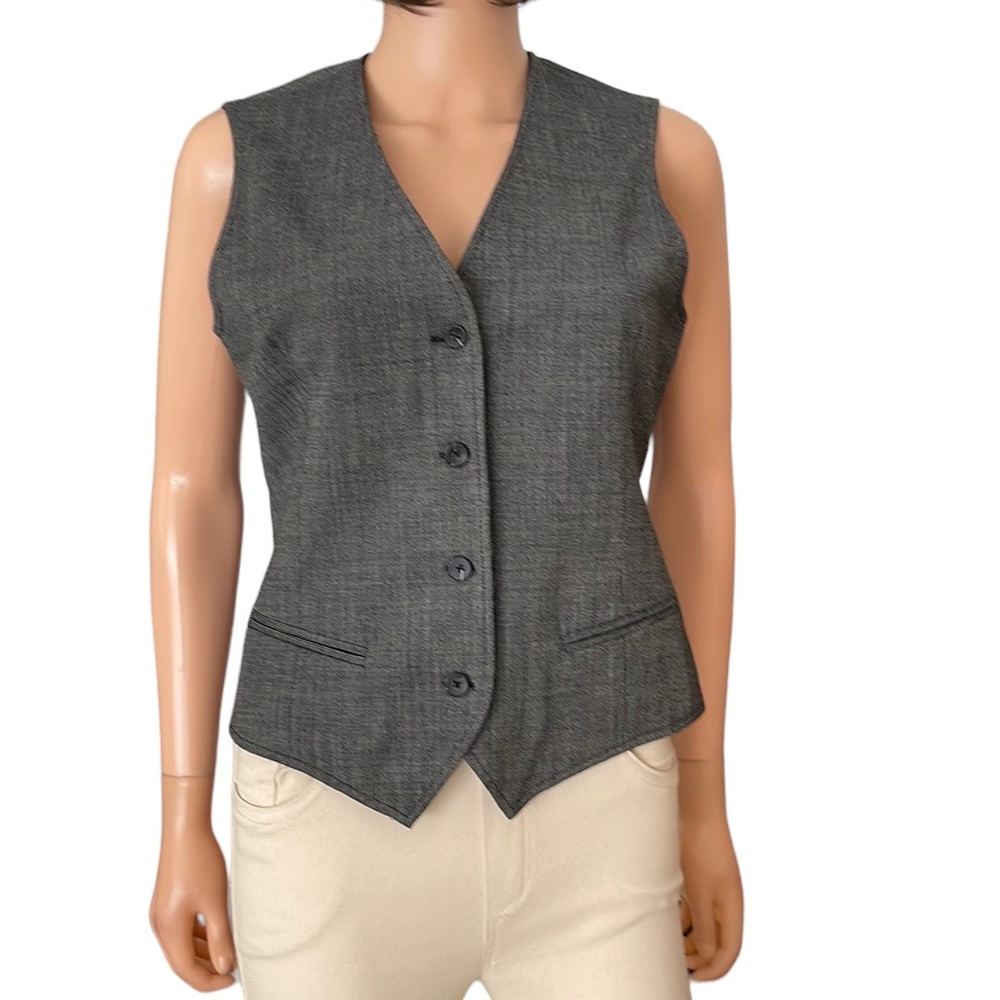 NWOT Rafaella wool button vest - Picture 9 of 9
